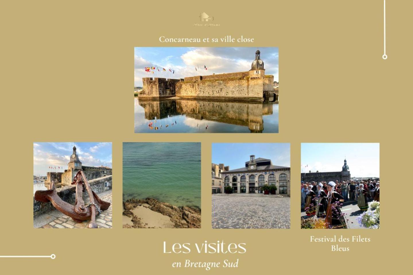 Keraven, Charmante Maisonnette, Piscine Commune 1-4 Personnes Moëlan-sur-Mer エクステリア 写真